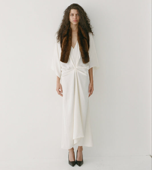The Odette Dress in Cream