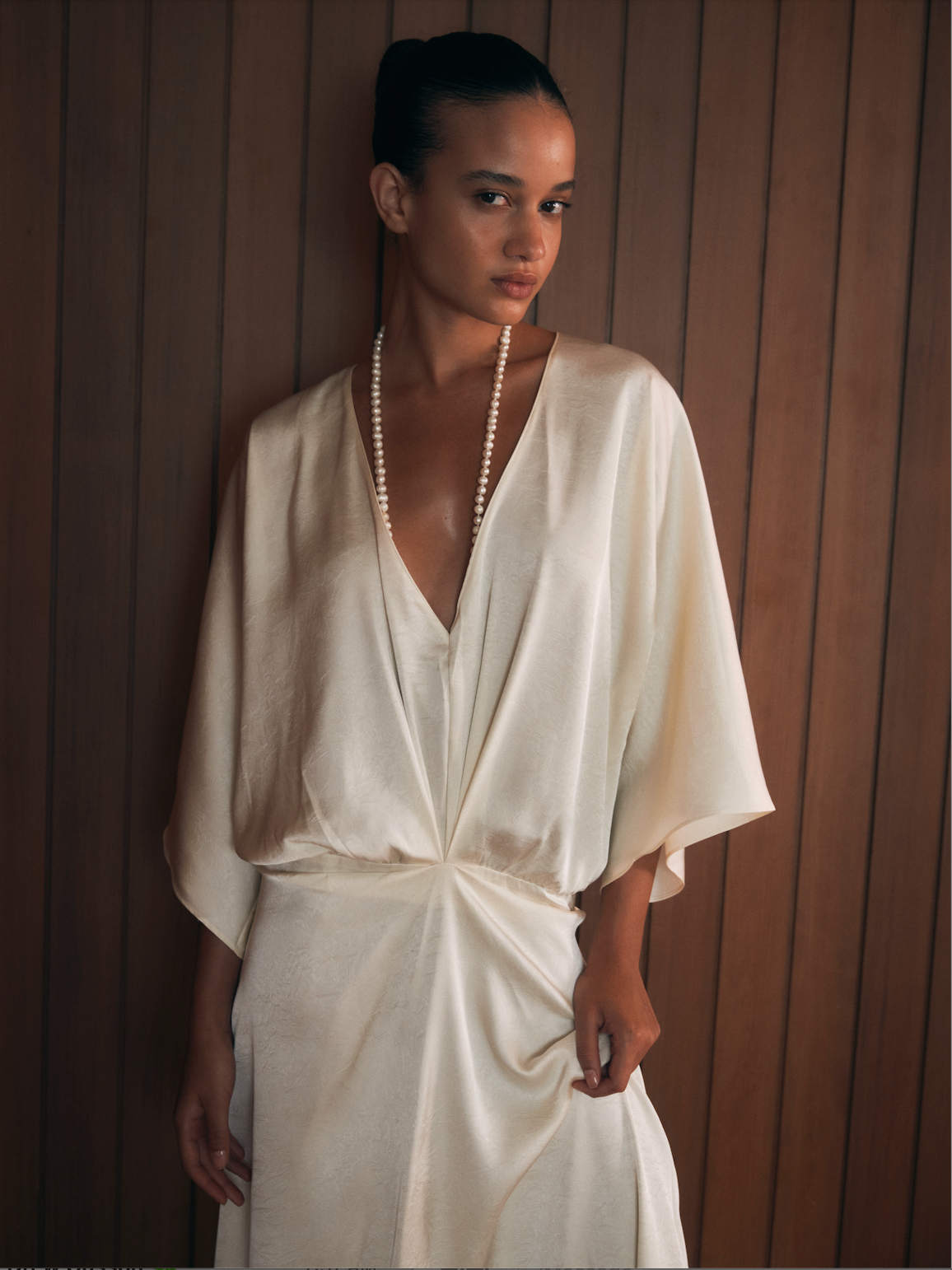 Odette Dress in Cream (Pre-Order)
