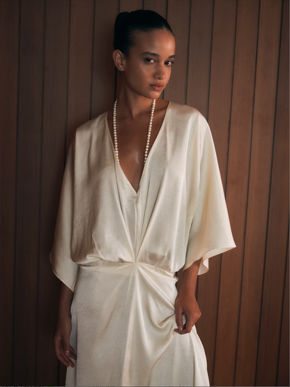 Odette Dress in Cream (Pre-Order)